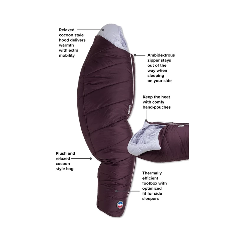 Big Agnes Sidewinder Camp 35°F Sleeping Bag - Women's - Image 3