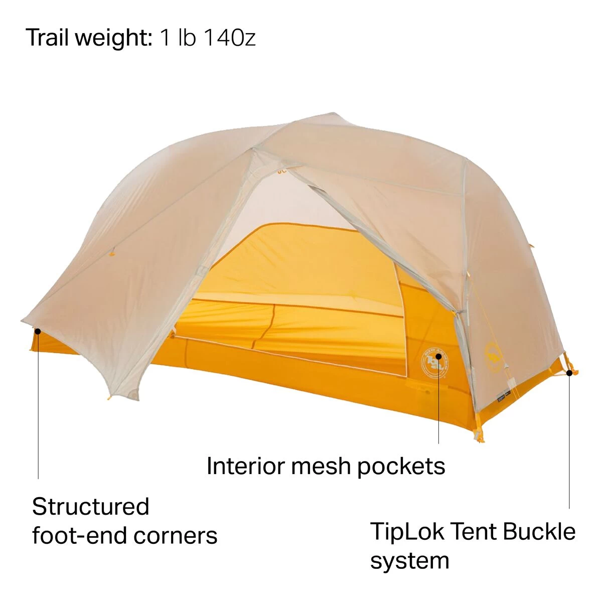 Big Agnes Tiger Wall UL1 Solution Dye Tent: 1-Person 3-Season - Image 6