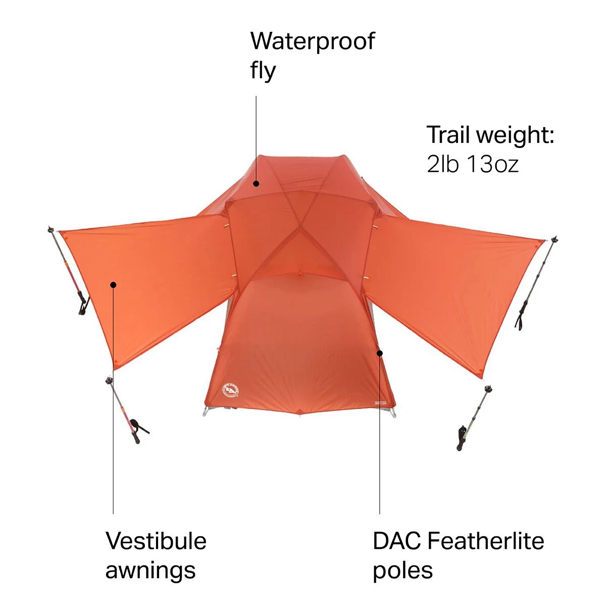 Big Agnes Copper Spur HV UL2 Tent: 2-Person 3-Season - Image 3