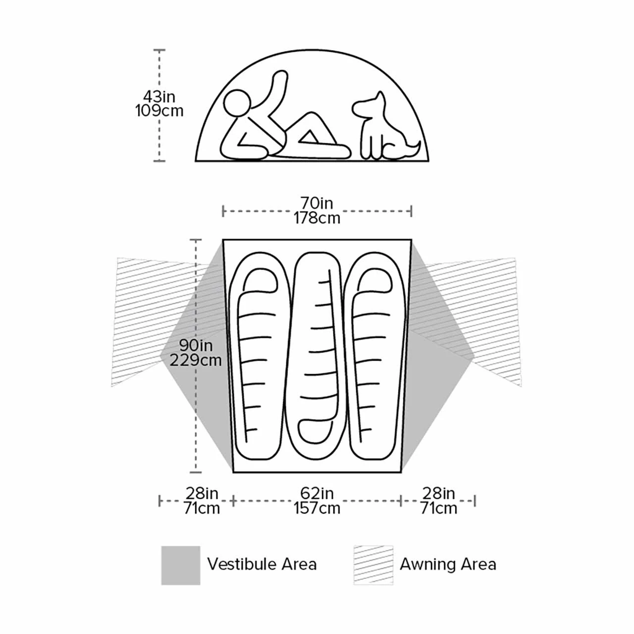 Big Agnes Copper Spur HV UL3 MtnGLO Tent - Image 5